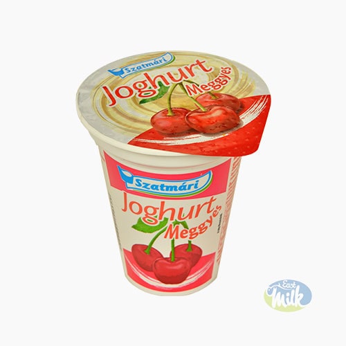 Szatmári gyümölcsdarabos joghurt meggyes 150g